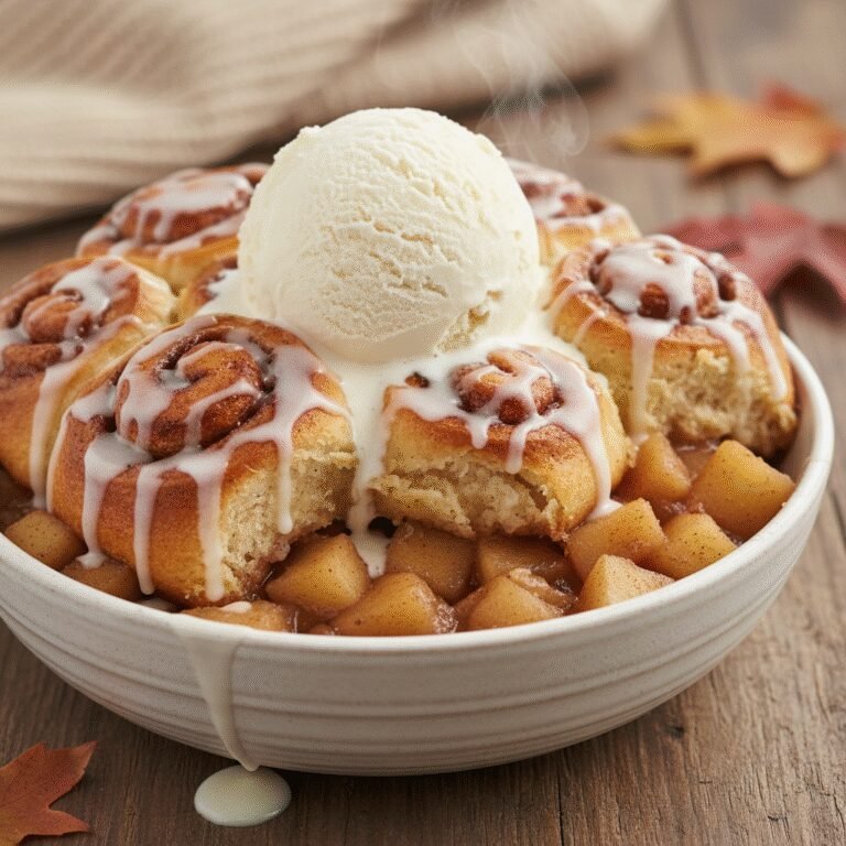 The Viral 2-Ingredient Cinnamon Roll Apple Cobbler Hack Every Mom Needs