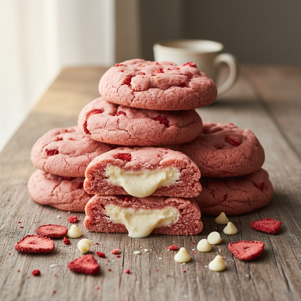 20 Hottest Sweet Recipes: The Viral Strawberry Cheesecake Stuffed Cookie