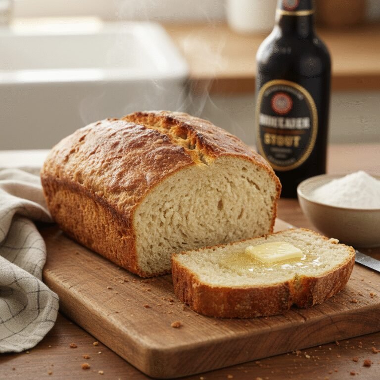 Magic 3-Ingredient Bread: No Yeast, No Knead, No Stress!