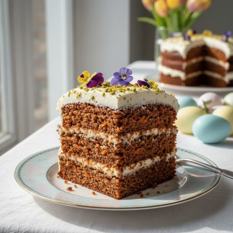 30 Beautiful Easter Desserts: The Ultimate Spring Garden Carrot Cake