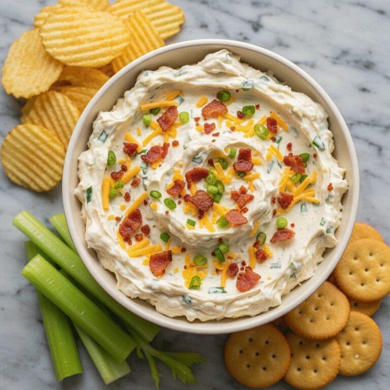 The Best Bacon Cheddar Ranch Dip (AKA Crack Dip)