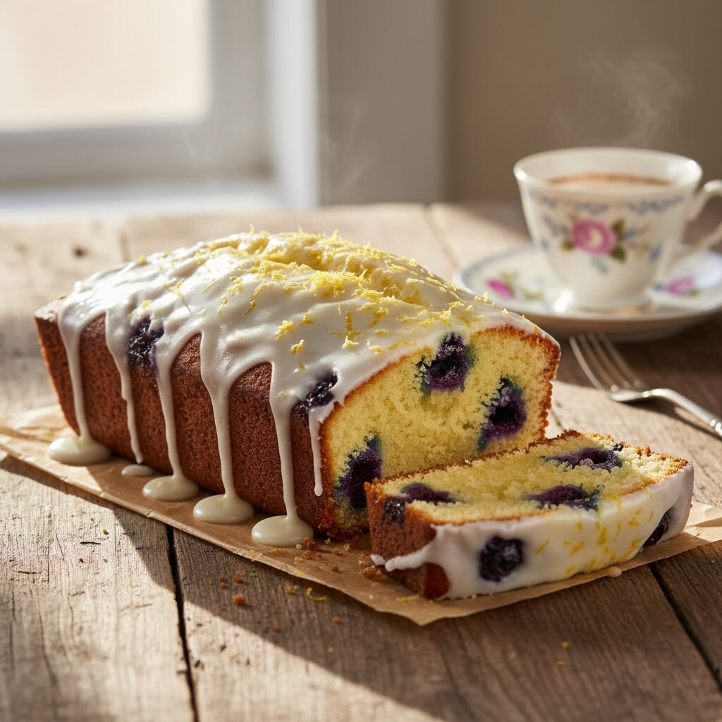 The Ultimate Moist Blueberry Lemon Loaf: A Zesty Slice of Sunshine