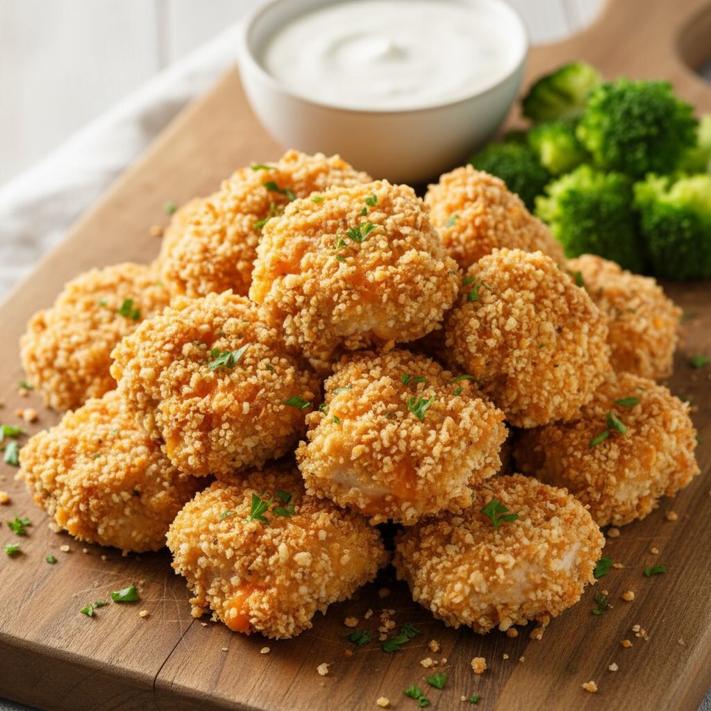 Crispy Cheddar Ranch Chicken Bites – The Ultimate Kid-Approved Dinner