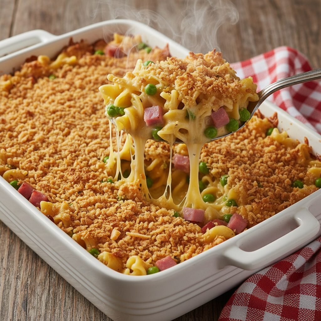 Creamy Cheesy Ham and Pea Casserole: The Ultimate Comfort Food