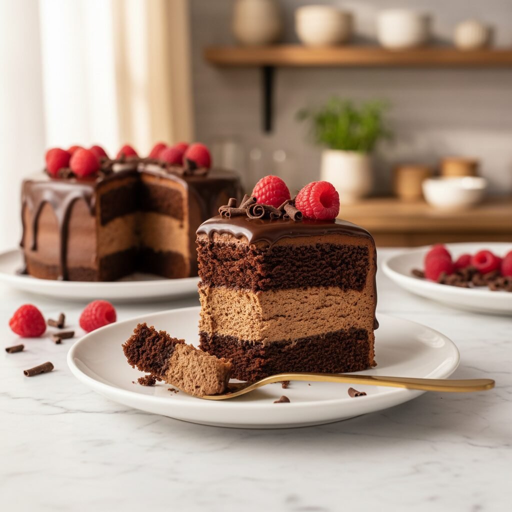 The Ultimate Chocolate Mousse Layer Cake: A Slice of Heaven