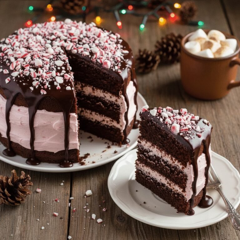 The Ultimate Chocolate Peppermint Layer Cake