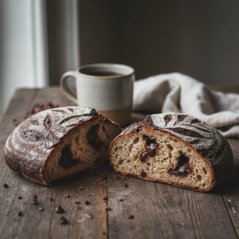 Decadent Double Chocolate Sourdough Bread