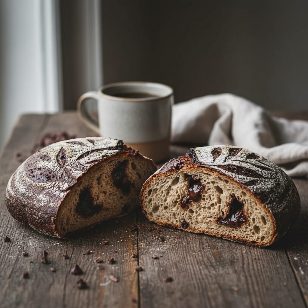Decadent Double Chocolate Sourdough Bread