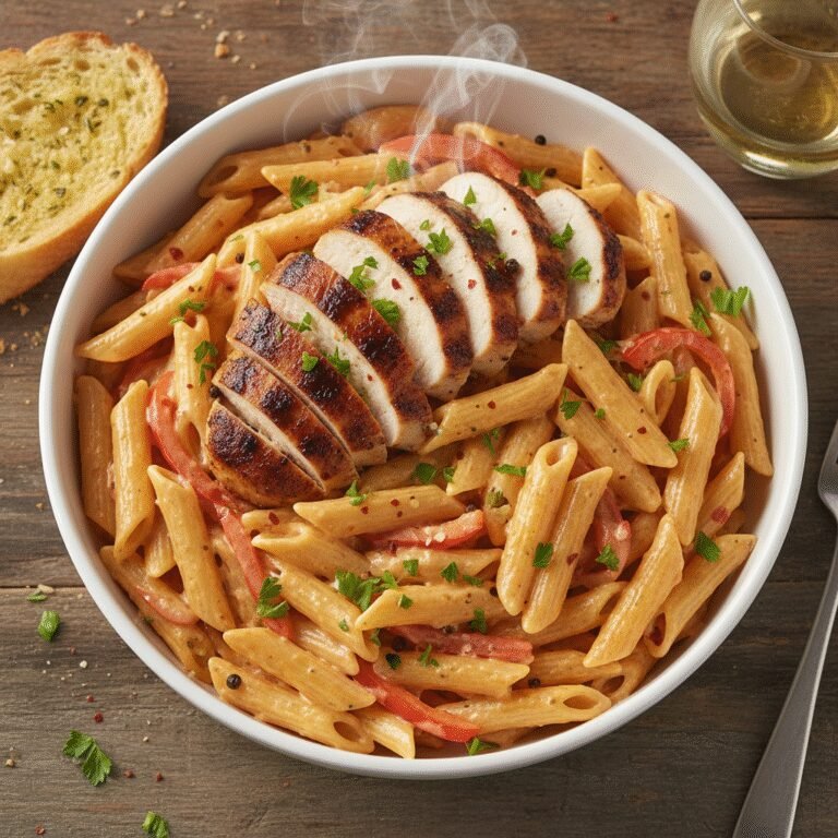 Restaurant-Style Creamy Cajun Chicken Pasta