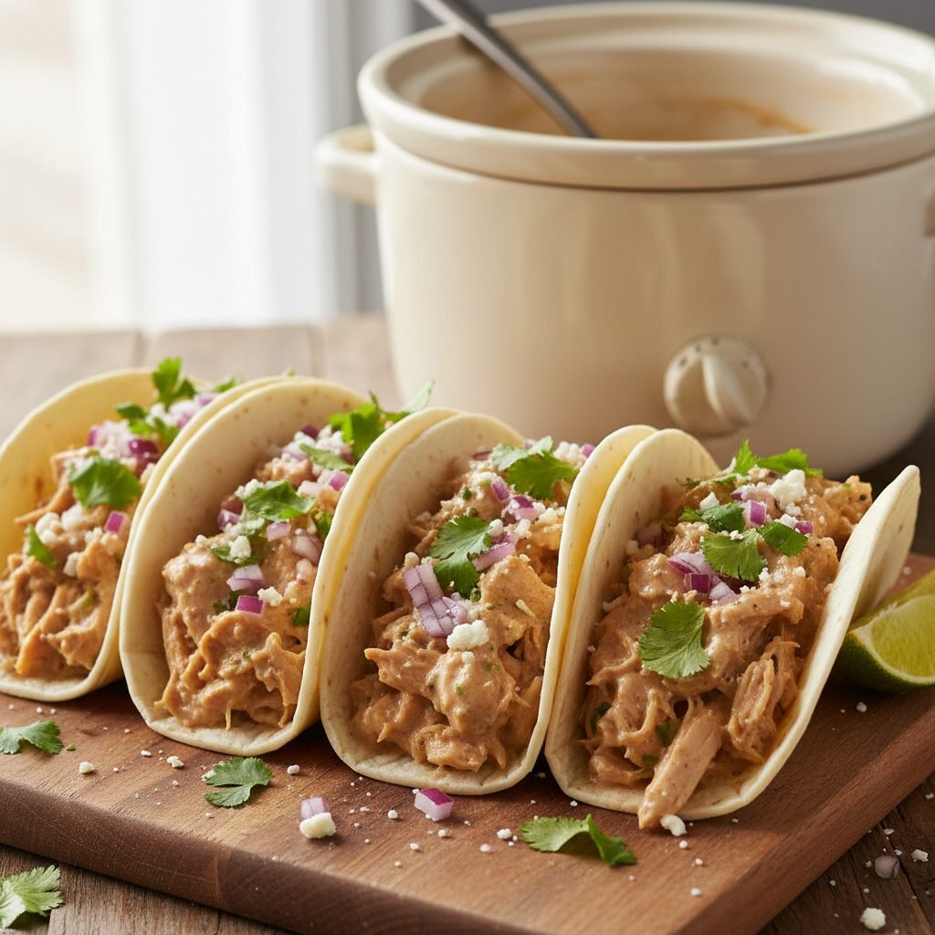 Creamy Crockpot Chicken Tacos: The Ultimate Weeknight Savior