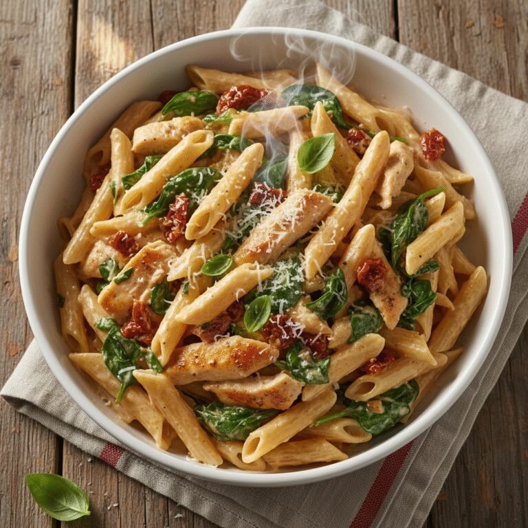 Creamy Sun-Dried Tomato Chicken Pasta: A 30-Minute Gourmet Dinner