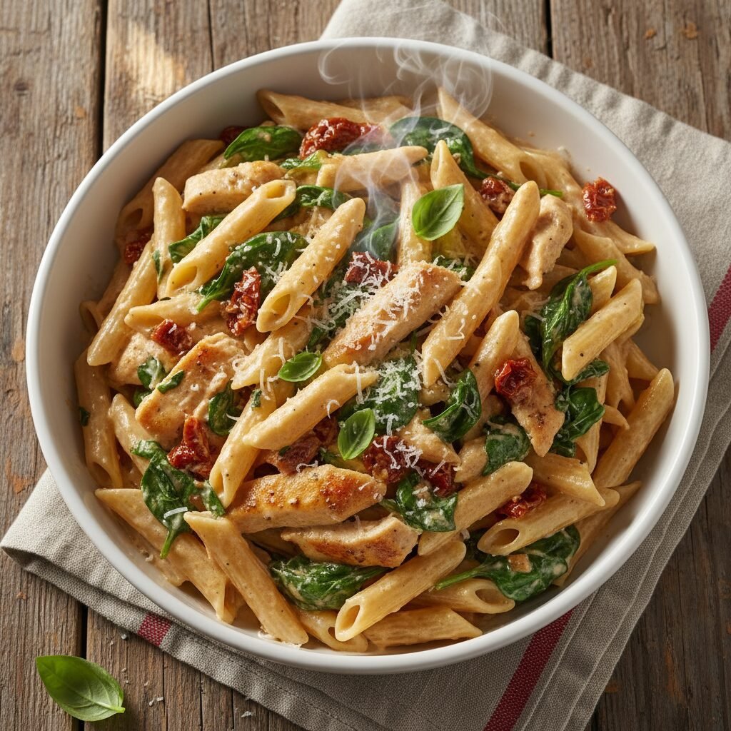 Creamy Sun-Dried Tomato Chicken Pasta: A 30-Minute Gourmet Dinner