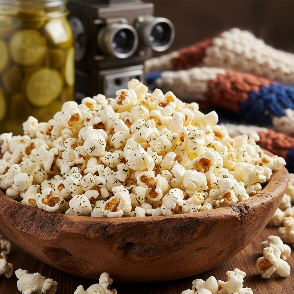 The Ultimate Dill Pickle Popcorn: A Tangy & Salty Movie Night Snack