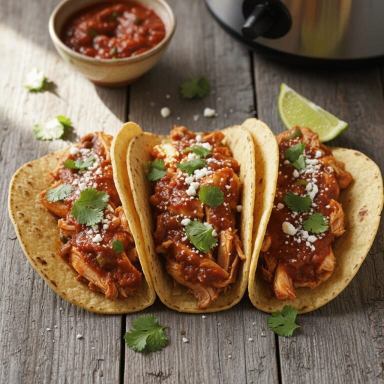 Easy Slow Cooker Chicken Enchilada Tacos: The Ultimate Weeknight Dinner