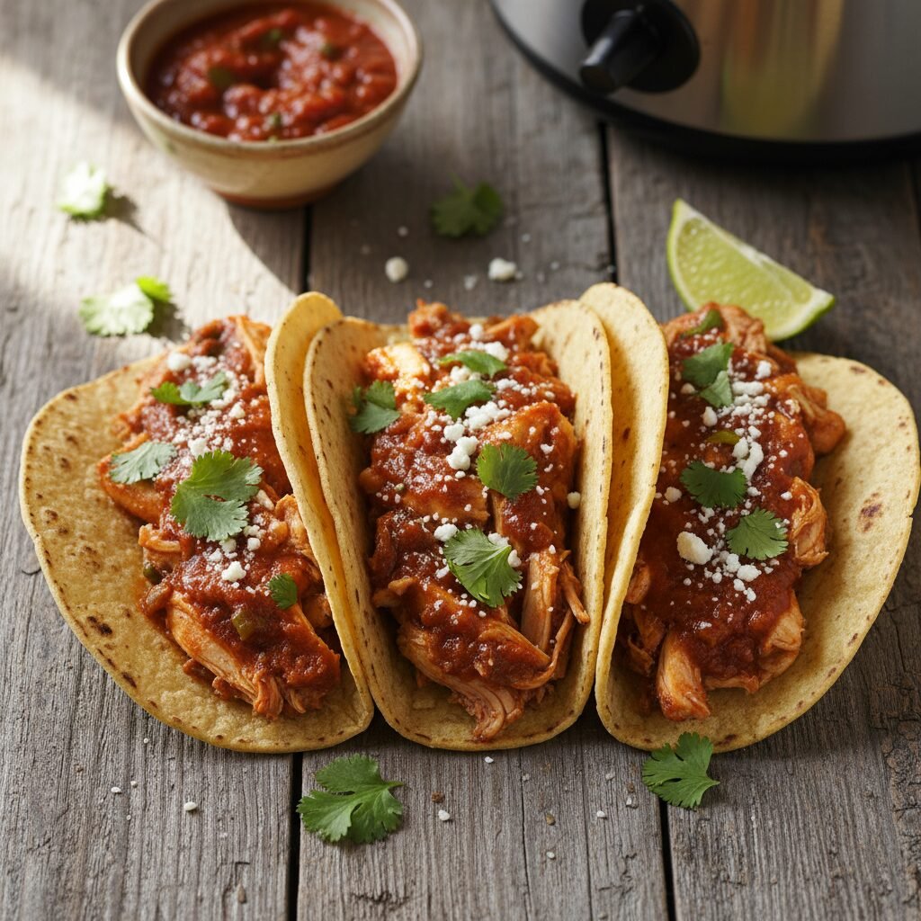Easy Slow Cooker Chicken Enchilada Tacos: The Ultimate Weeknight Dinner