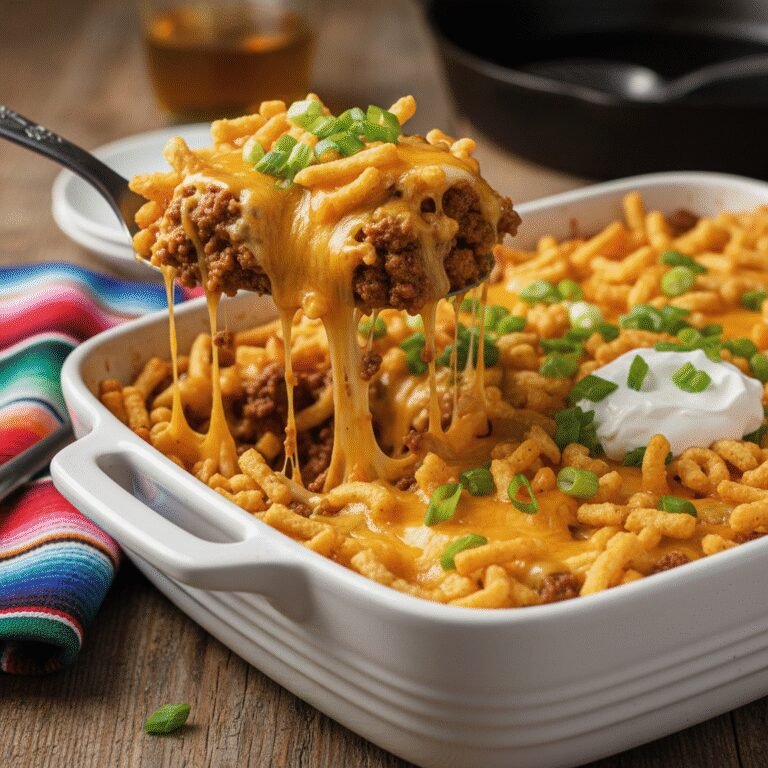 Frito Taco Pie: The Cheesy, Crunchy Ground Beef Dinner Your Kids Will Beg For