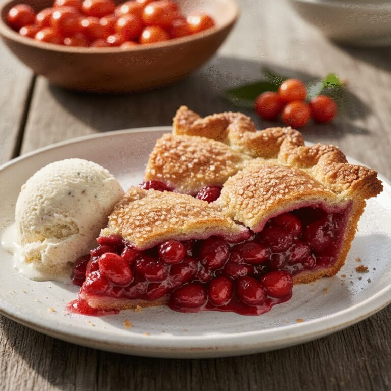 Sweet & Tart Goumi Berry Pie: The Best Summer Treat
