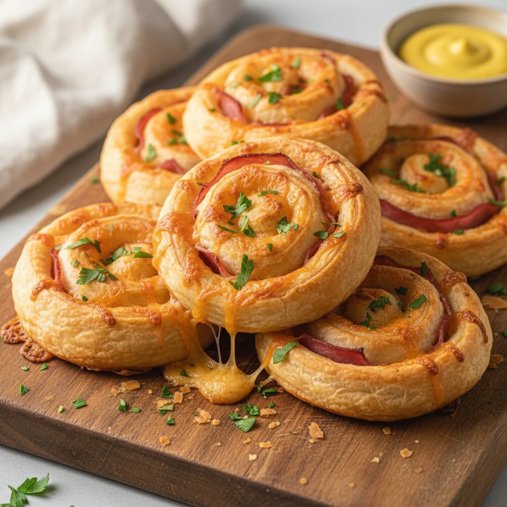 Easy Ham and Cheese Puff Pastry Rolls: The Ultimate 30-Minute Snack