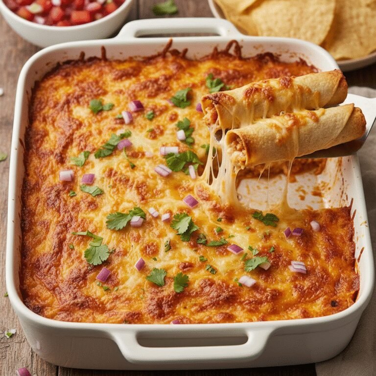 Lazy Enchiladas: The Easy Frozen Taquito Dinner Casserole Hack