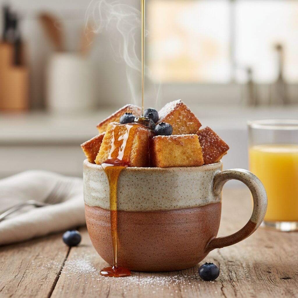 2-Minute Microwave French Toast in a Mug: The Ultimate Easy Breakfast
