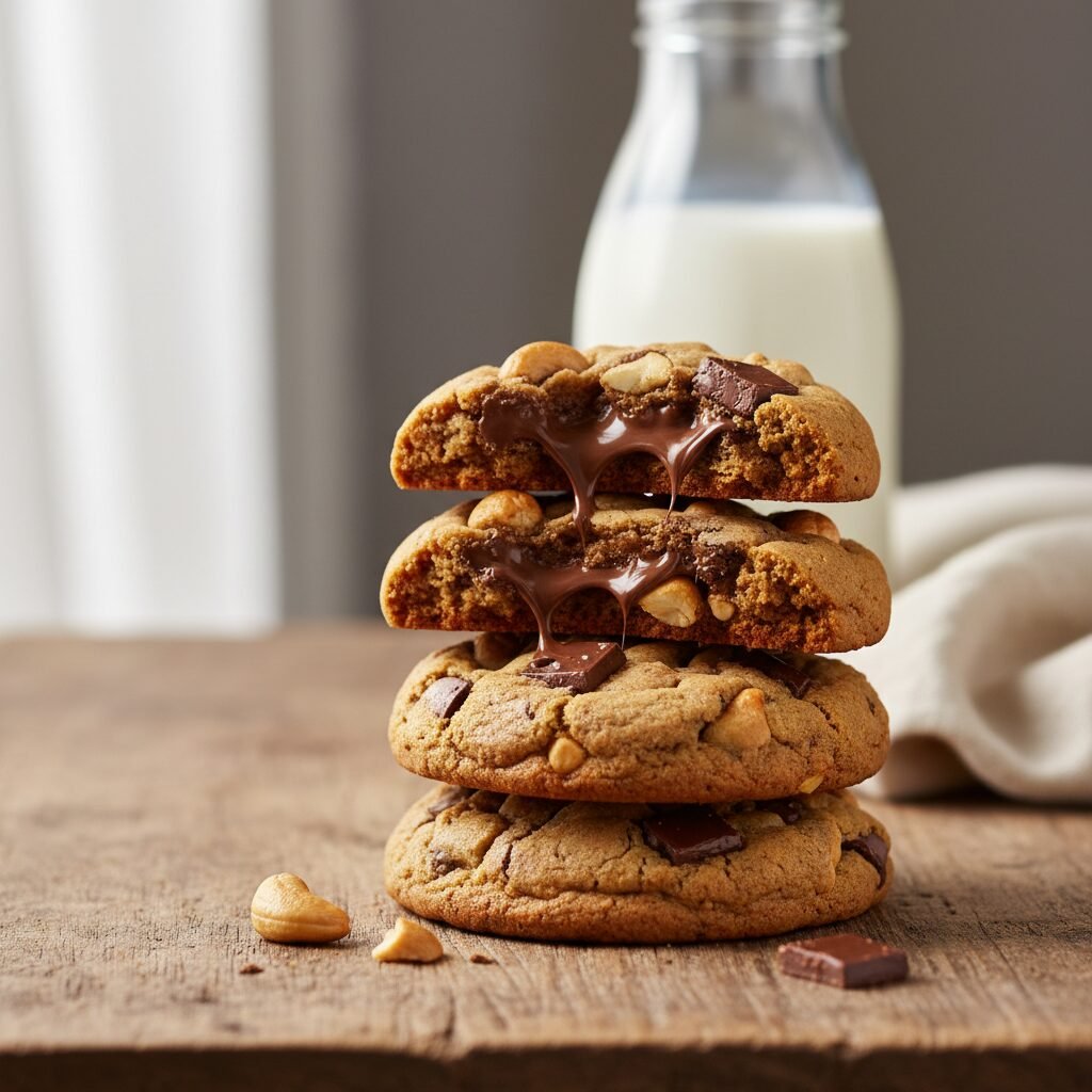Chewy & Salty Milk Chocolate Cashew Cookies: The Ultimate Sweet Treat