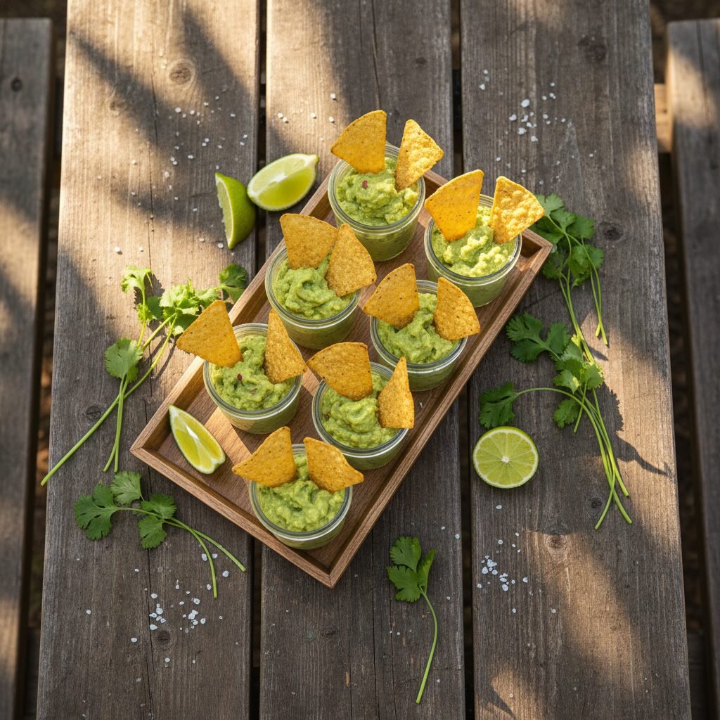 The Cutest Mini Guacamole and Chips Jars for Your Next Party