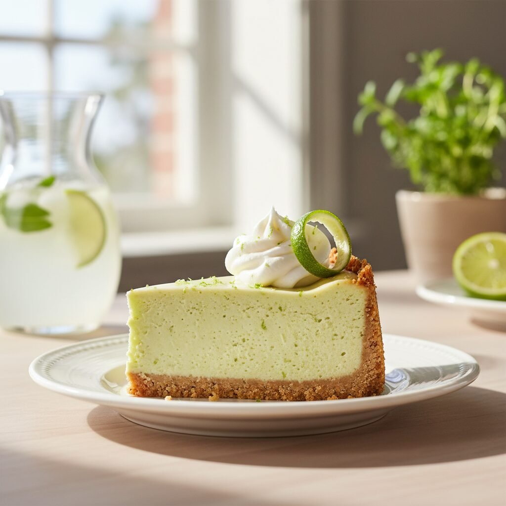 Creamy Dreamy No Bake Key Lime Cheesecake