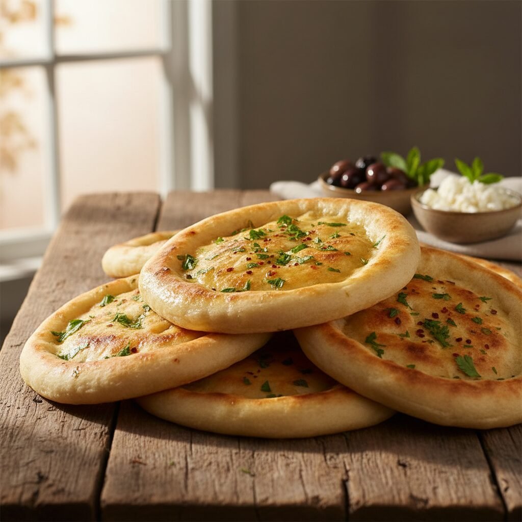 Soft & Fluffy No Oven Turkish Bread (Bazlama) - Better Than Naan!