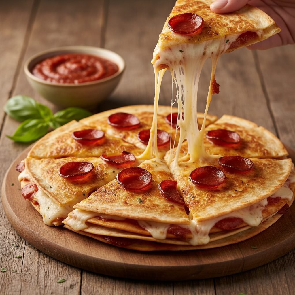 Crispy Pepperoni Pizza Quesadillas: The Ultimate 10-Minute Lunch Hack