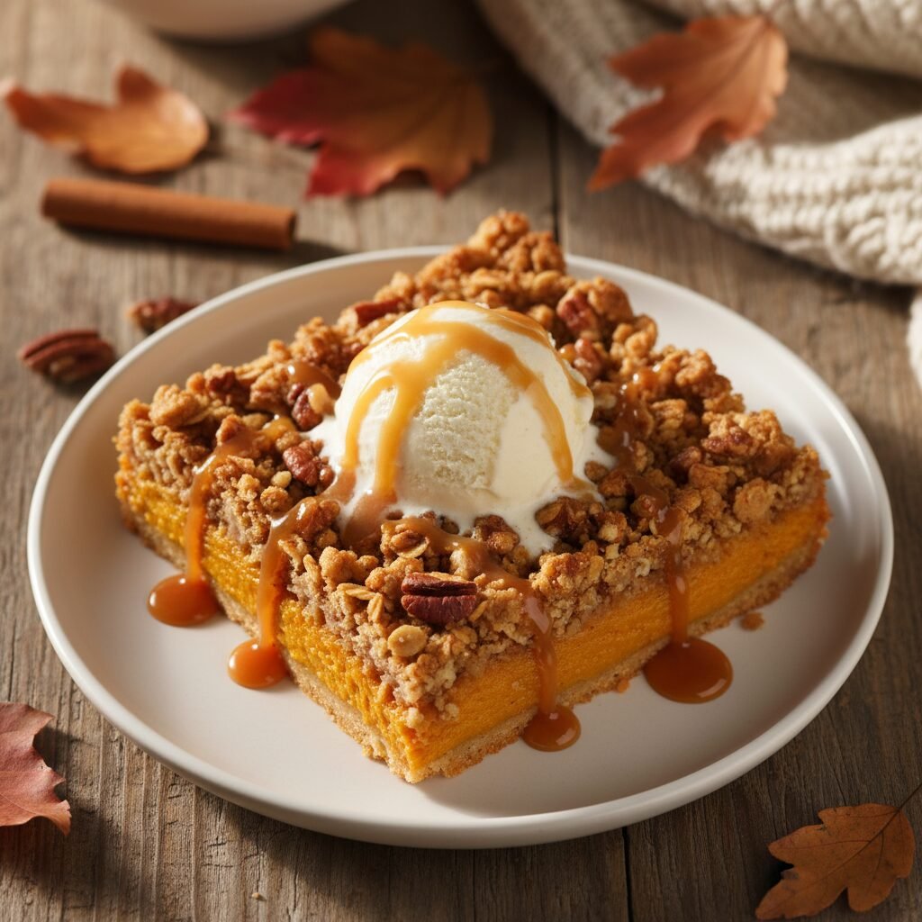 The Ultimate Pumpkin Pie Crumble: All the Filling, None of the Fuss!