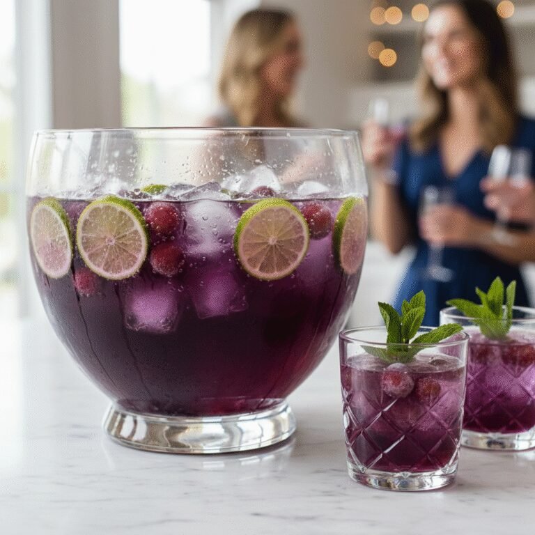 The Ultimate Sparkling Purple Punch Recipe for Parties