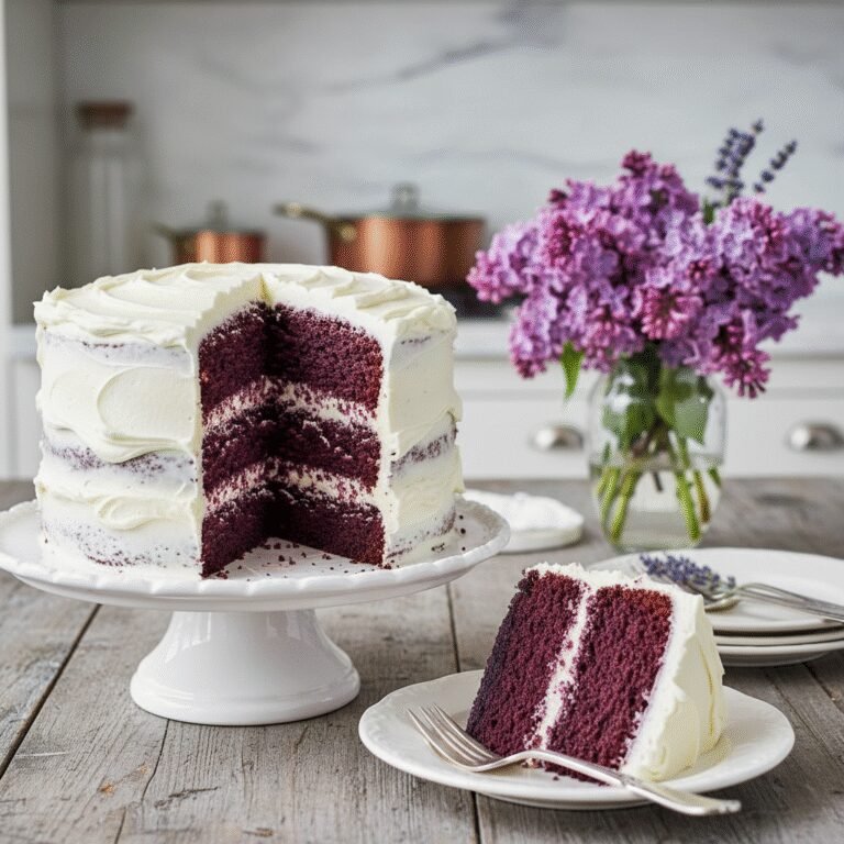 The Ultimate Royal Purple Velvet Cake Recipe