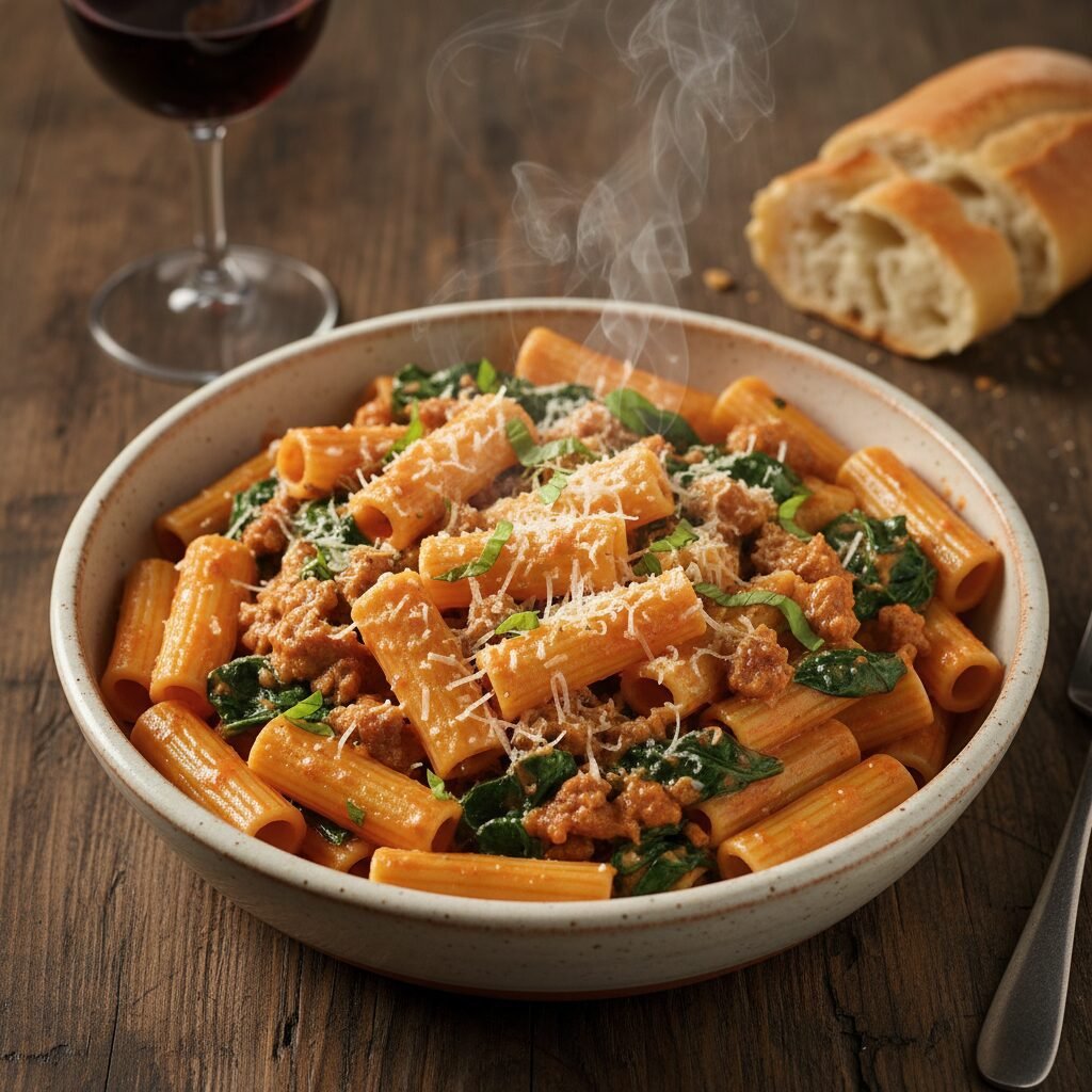 Quick Easy Creamy Sausage Pasta Dinner: The 20-Minute Weeknight Hero