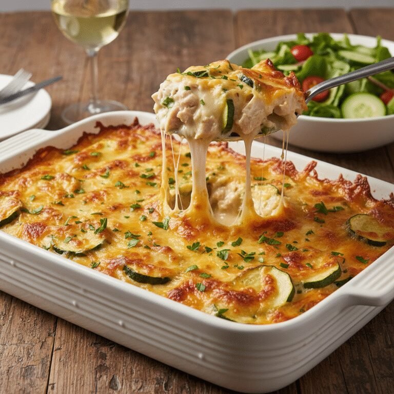 Creamy Rotisserie Chicken Zucchini Casserole: The Ultimate Weeknight Comfort Food