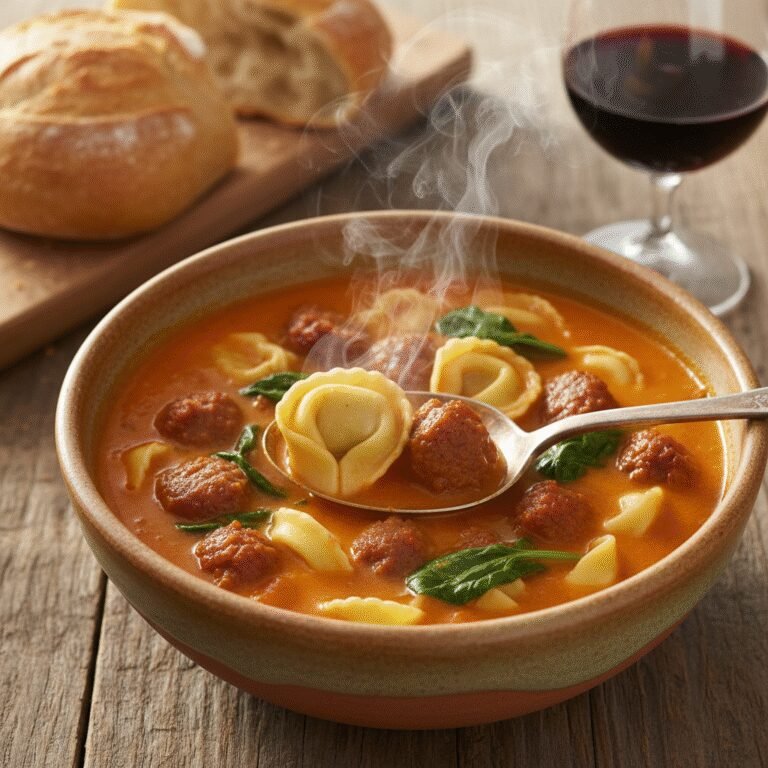 Creamy Slow Cooker Sausage Tortellini Soup: The Ultimate Comfort Dinner