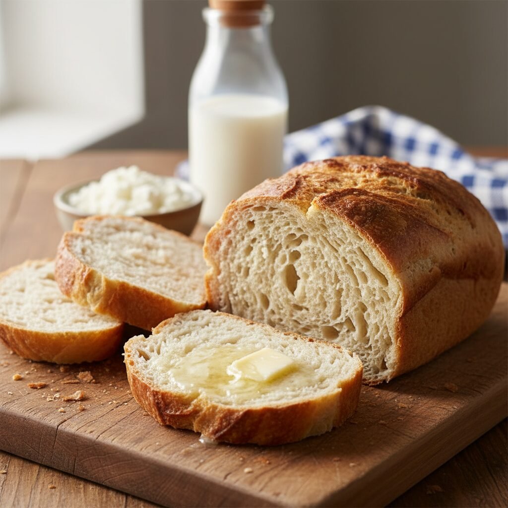 Soft & Fluffy Cottage Cheese Bread Recipe (High Protein!)