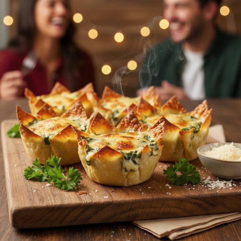 Cheesy Spinach and Artichoke Dip Cups – The Ultimate Party Appetizer