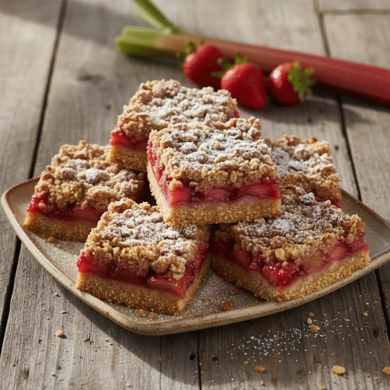 Sweet & Tart Strawberry Rhubarb Crumb Bars: The Ultimate Spring Treat