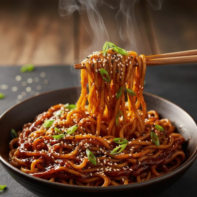 Saucy Sweet and Spicy Ramen Noodles: The Ultimate 15-Minute Dinner Hack