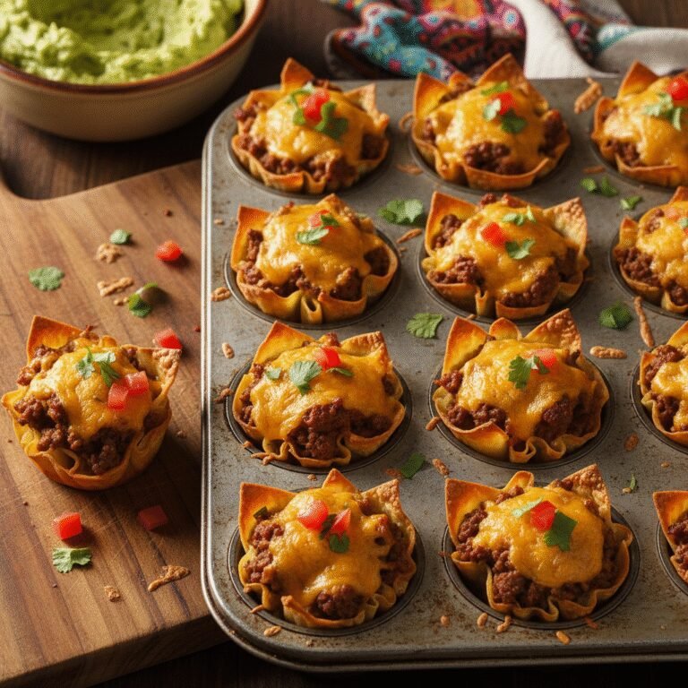 Cheesy Taco Cupcakes Recipe: The Ultimate Kid-Friendly Dinner Hack
