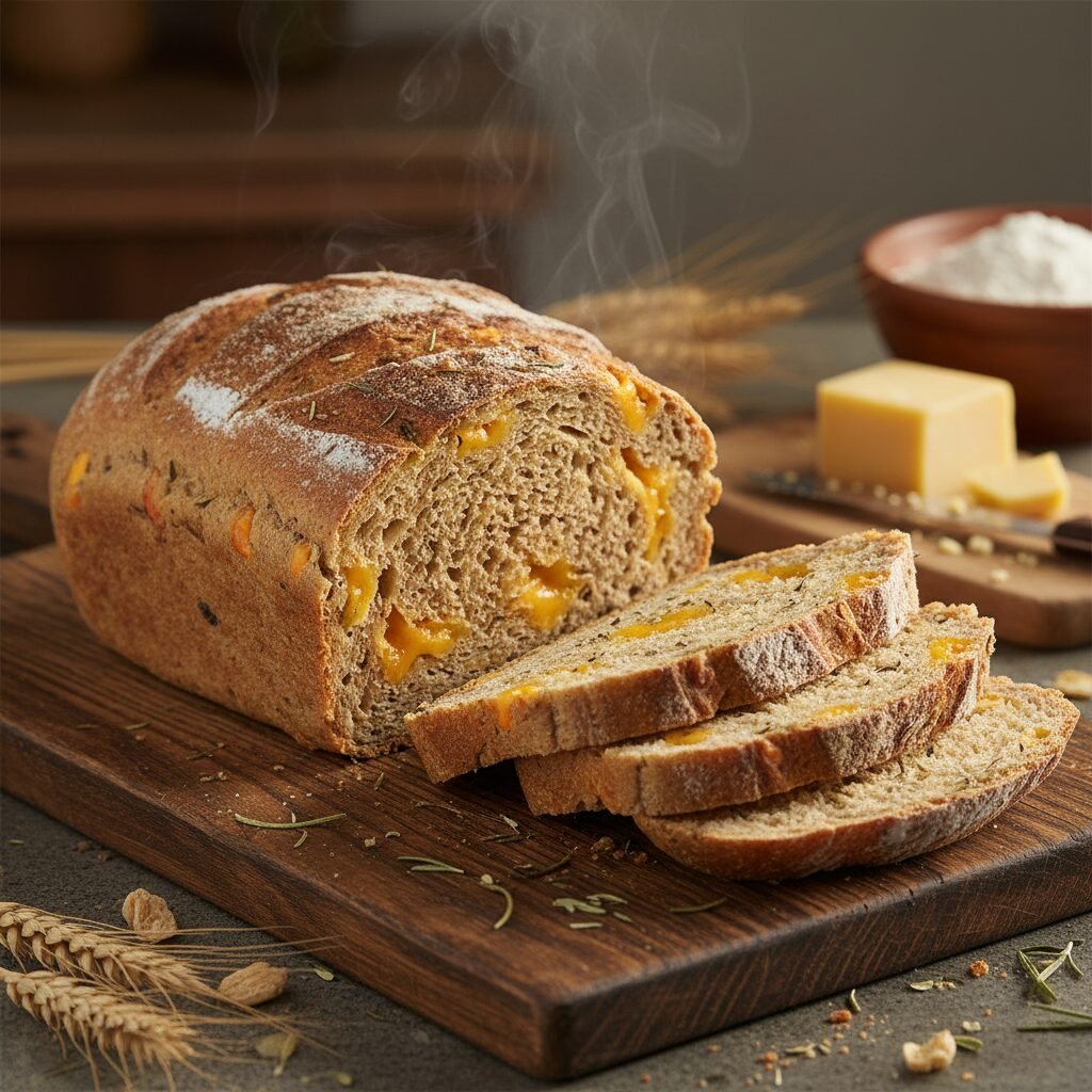 Rustic Whole Wheat Cheddar Bread: The Ultimate Comfort Loaf