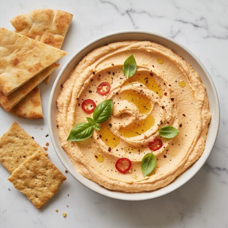 Velvety Whipped Feta and Roasted Red Pepper Dip