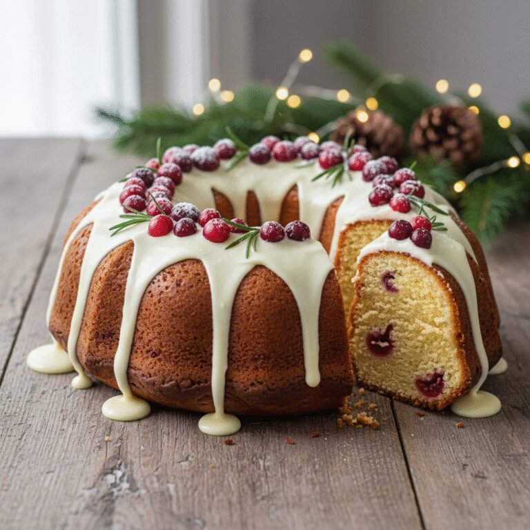 The Ultimate White Chocolate Cranberry Cake: A Holiday Showstopper